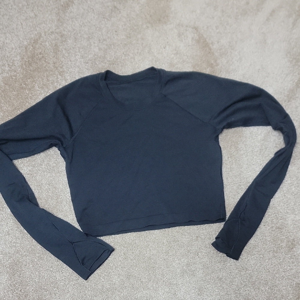lululemon athletica Black Long Sleeve Women's Top